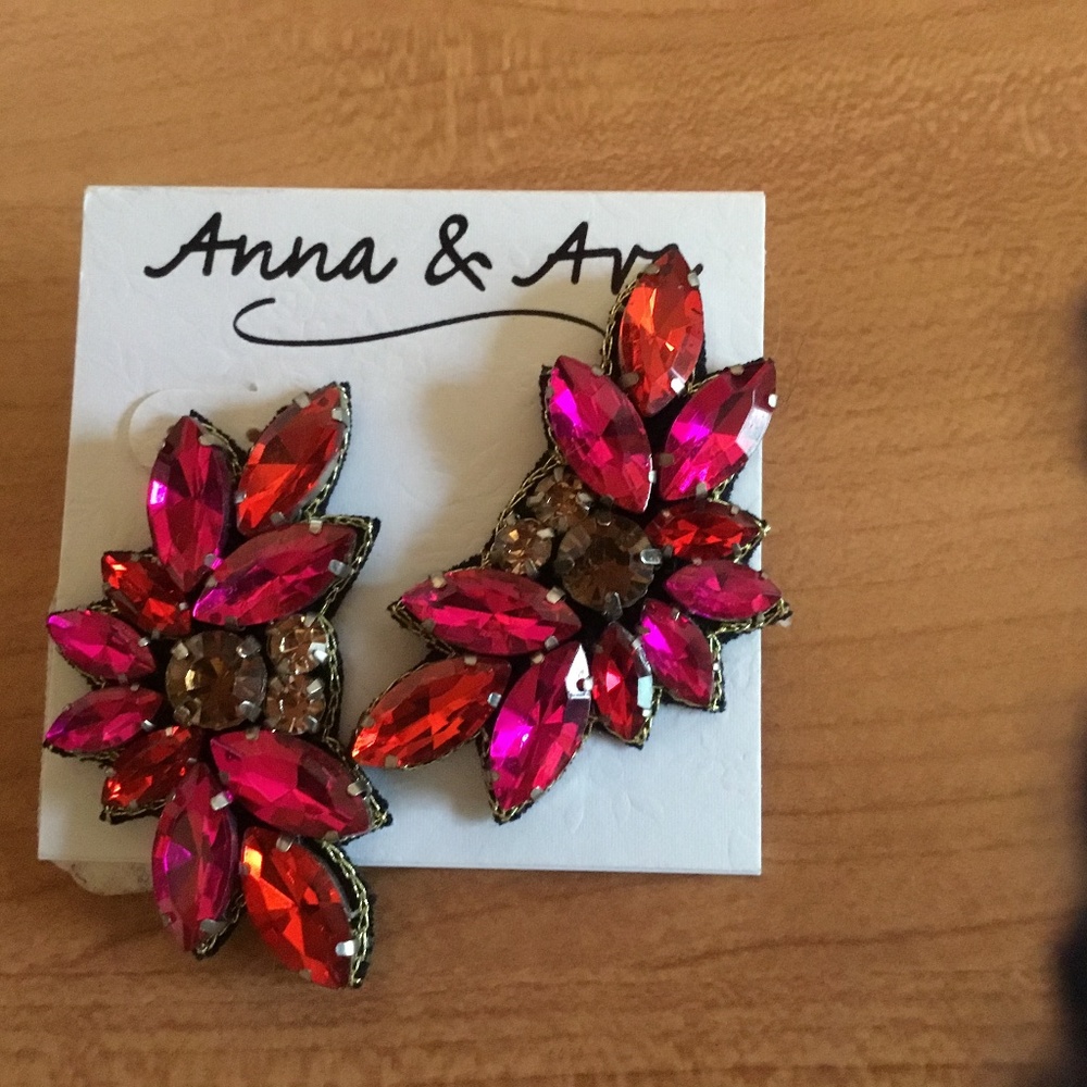 Anna and Ava pierced earrings